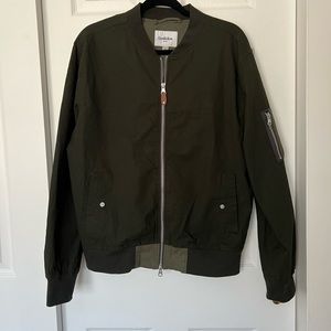 Army Green Bomber Jacket